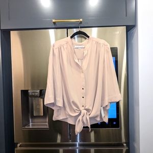 Trina Turk Tie Front Blouse XL